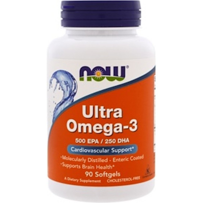 Омега NOW FOODS ULTRA OMEGA-3, 90 капсул NS1661